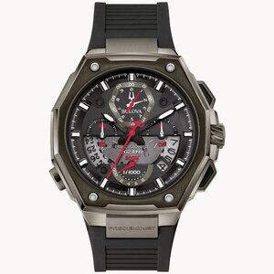 Bulova Men's Series X Chronograph Quartz Black Watch 45MM 98B358